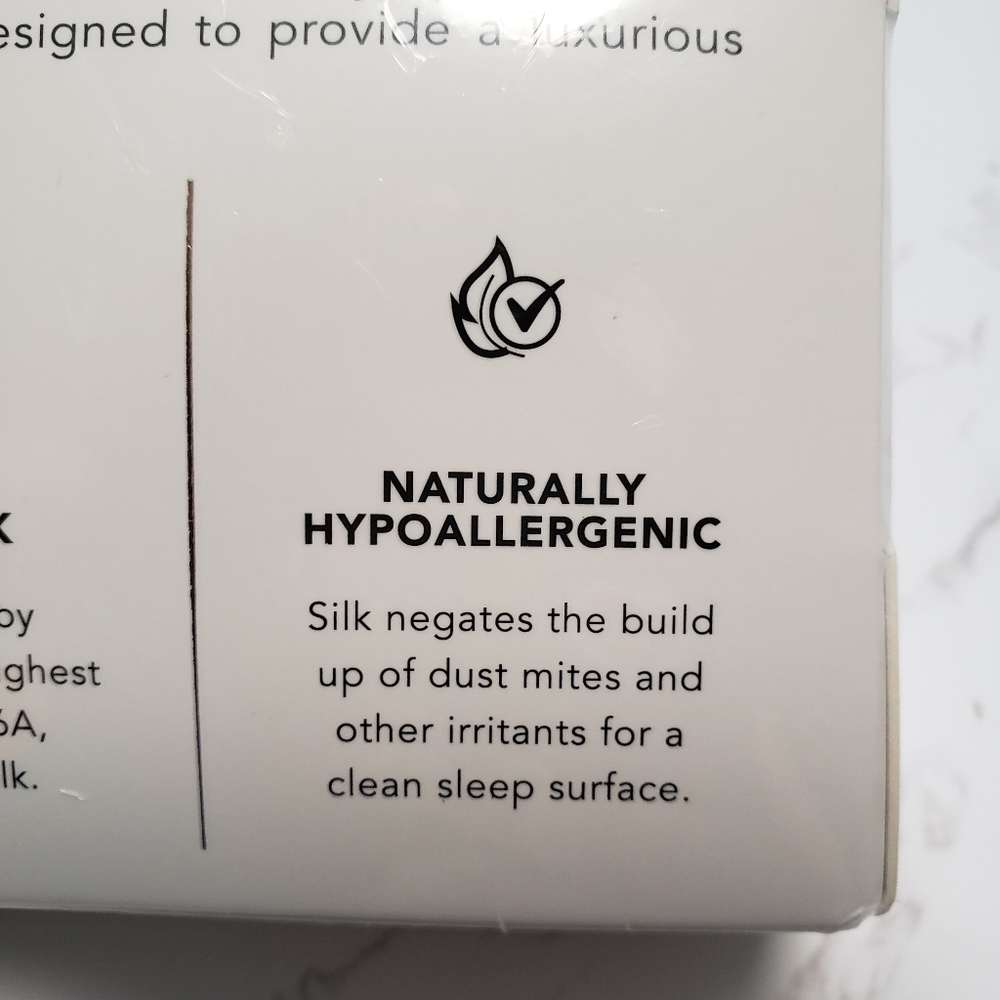 Night 100% Mulberry Silk pillowcase for frizz-free hair Breathable silk.LAST ONE - Picture 7 of 7